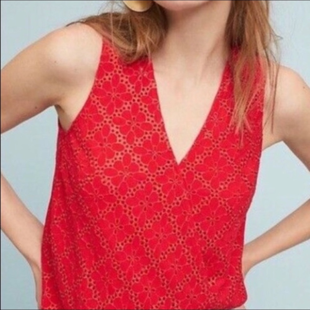 Anthropologie Maeve Coralie Wrap Top. Size 10